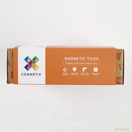 Connetix - Rainbow Square Pack 42 Pieces - (CT-R-00042-SQ)