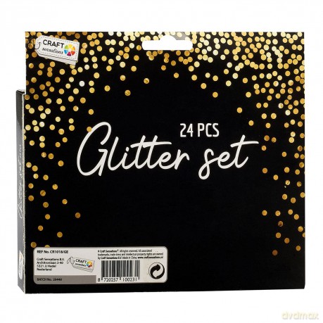 Craft ID - Glitter set, 24 pcs x 2 grams (CR1204/GE)