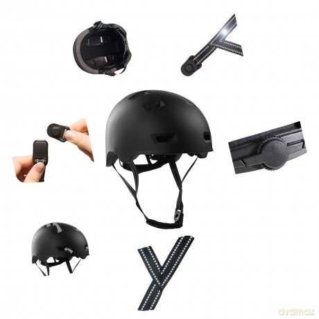 Crazy Safety - All Black helmet - Black - M (54-57cm) (CS240406)