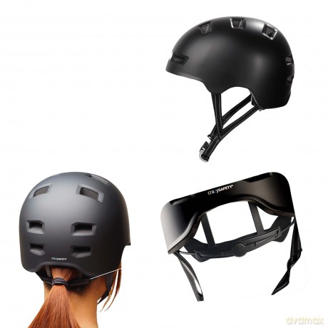 Crazy Safety - All Black helmet - L (57-61cm) (CS240406)