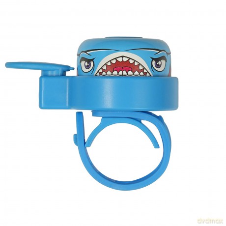 Crazy Safety - Blue Shark Bicycle Bell for Kids - Blue - Unisize (CS220301)