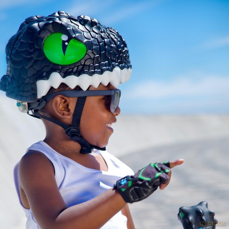 Crazy Safety - Dragon Bicycle Helmet - Black (CS190103)