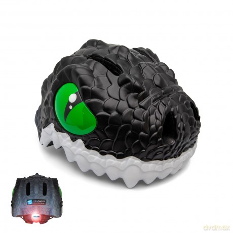 Crazy Safety - Dragon Bicycle Helmet - Black (CS190103)