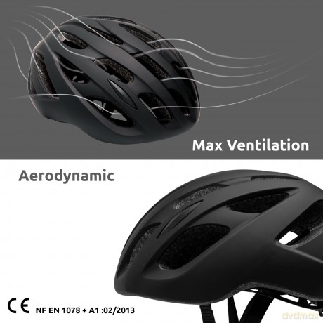 Crazy Safety - Empire Bicykle Helmet - Black (54cm to 59cm) (340101-10)