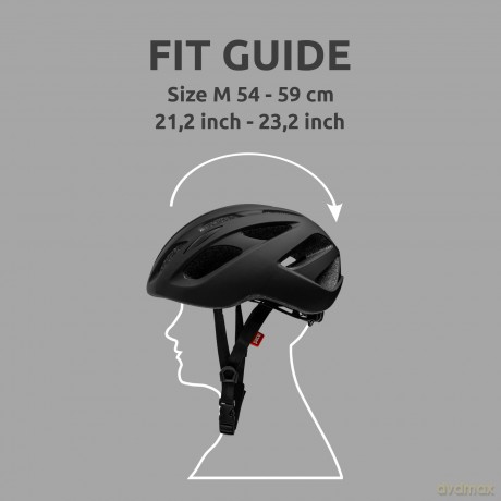 Crazy Safety - Empire Bicykle Helmet - Black (54cm to 59cm) (340101-10)