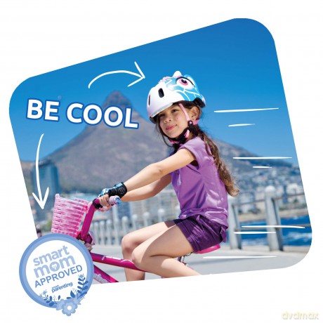 Crazy Safety - Giraffe Bicycle Helmet - Blue (49-55cm) (CS190107)