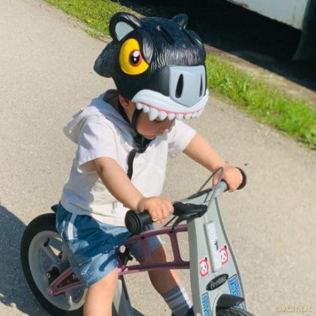 Crazy Safety - Panther Bicycle Helmet - Black (49-55cm) (CS190102)