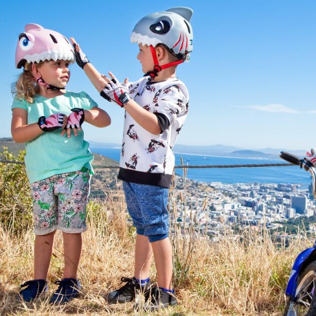Crazy Safety - Shark Bicycle Helmet - Grey (CS190108)