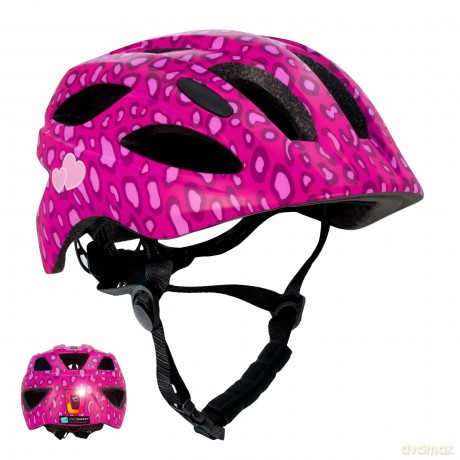 Crazy Safety - Spots Bicycle Helmet - Pink (CS200203)