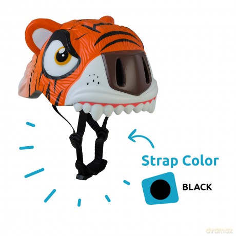 Crazy Safety - Tiger Bicycle Helmet - Orange (CS190101)
