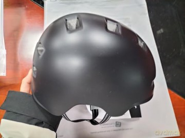 Crazy Safety - Urban bicycle and skater helmet with front and rear lights - Black - M (54-57cm) (CS240201)