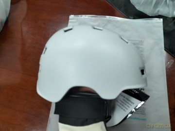 Crazy Safety - Urban bicycle and skater helmet with front and rear lights - Matt White - M (54-57cm) (CS240201)