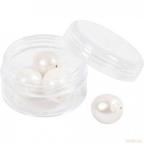 Creativ - Freshwater pearls, Perforated lengthwise, dia. 13-14 mm (632124)