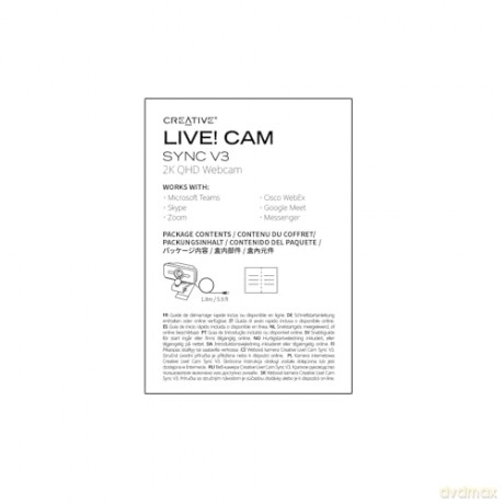 Creative - Live! Cam Sync 2K QHD v3 Webcam