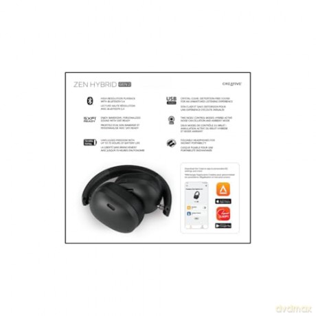 Creative - Zen Hybrid Gen 2 Wireless Over-Ear Headphones