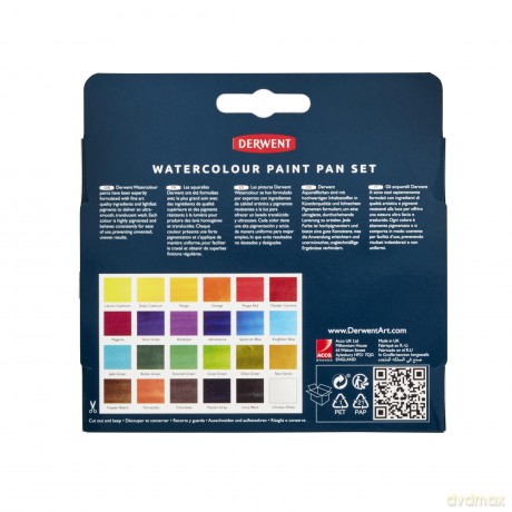 Derwent - Watercolour Paint Pan Set 24 - (601129)