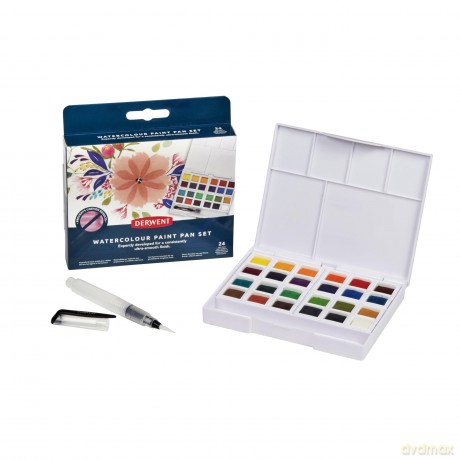 Derwent - Watercolour Paint Pan Set 24 - (601129)