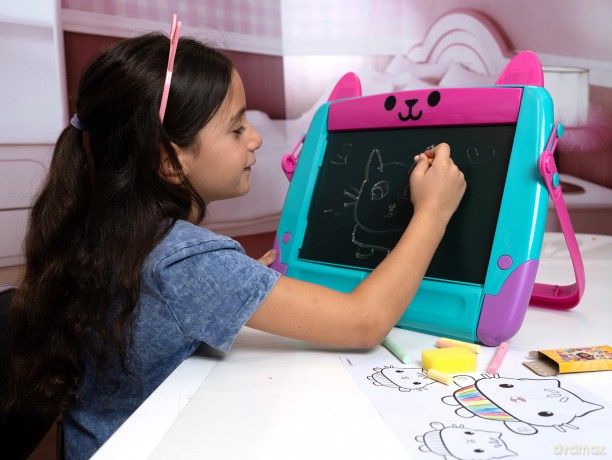 Diamantino - Gabby's Dollhouse 4-in-1 Chalkboard - (107110)