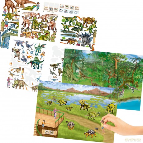 Dino World - Coloringbook Create Your DINO ZOO (413606)