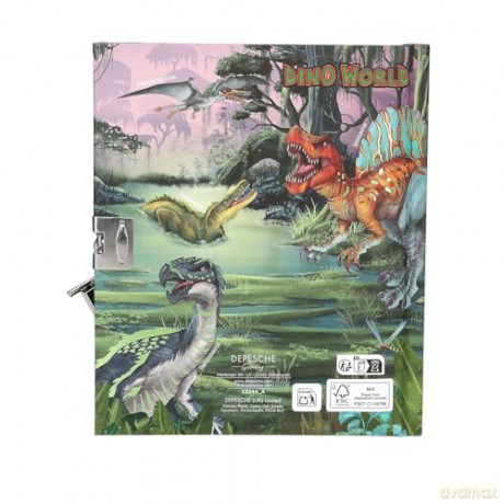 Dino World - Diary With Padlock (0413244)