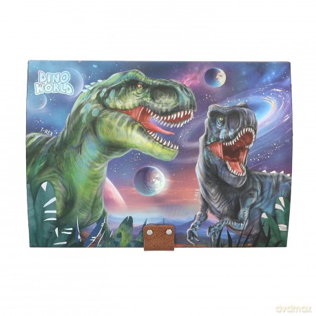 Dino World - Treasure Chest With Code, Sound And Light - (0413441)