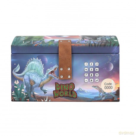 Dino World - Treasure Chest With Code, Sound And Light - (0413441)