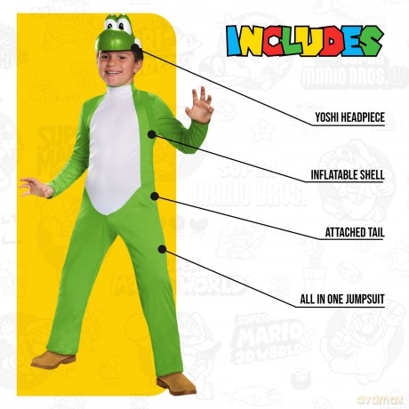 Disguise - Yoshi Deluxe (128 cm)