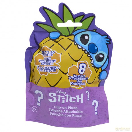 Disney Stitch - Movie Clip-on Plush 9 cm Assorted - (302-11367)