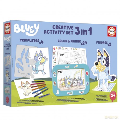 Educa - 3 In 1 Bluey Creative Activity Set (80-19887)
