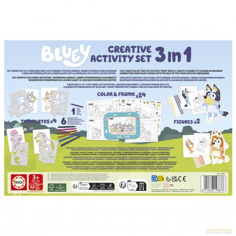 Educa - 3 In 1 Bluey Creative Activity Set (80-19887)