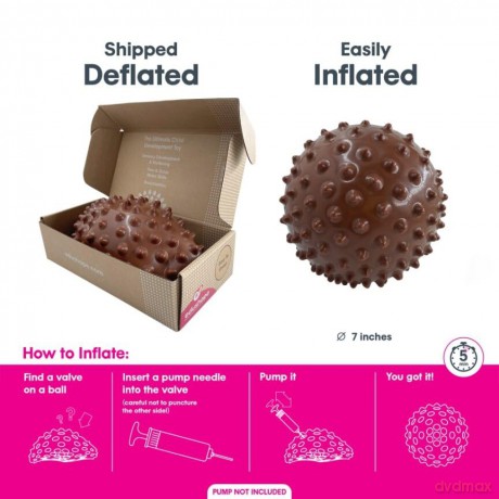 Edushape - Sensory Ball - 18 Cm - Brown - Without air (E705176Dbr)