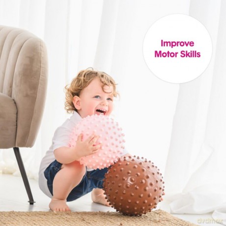 Edushape - Sensory Ball - 18 Cm - Brown - Without air (E705176Dbr)