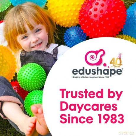 Edushape - Sensory Ball - 18 Cm - Light Pink - Without air (E705176Dpi)