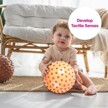 Edushape - Sensory Ball - 18 Cm - Light Pink - Without air (E705176Dpi)