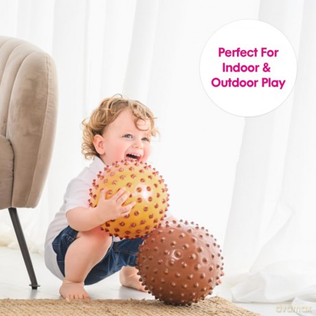 Edushape - Sensory Ball - 18 Cm - Light Pink - Without air (E705176Dpi)