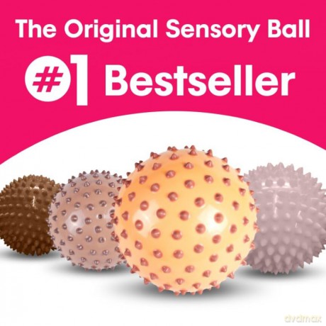 Edushape - Sensory Ball - 18 Cm - Light Pink - Without air (E705176Dpi)