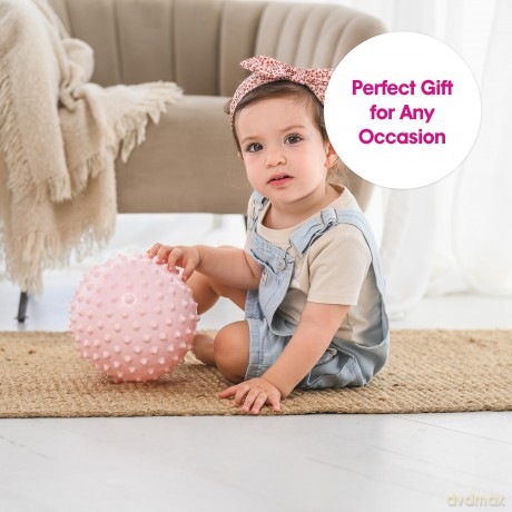 Edushape - Sensory Ball - 18 Cm - Light Pink (E705176pi)