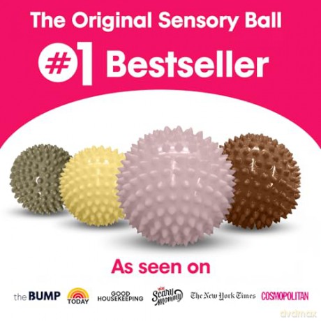 Edushape - Sensory balls - small - 10 cm - 4 pcs - without air (E705174DBC)