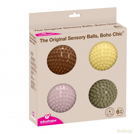 Edushape - Sensory balls - small - 10 cm - 4 pcs (E705174bc)