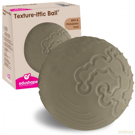 Edushape - Sensory bouncy ball - Beige/Olive with structure (E705353be)