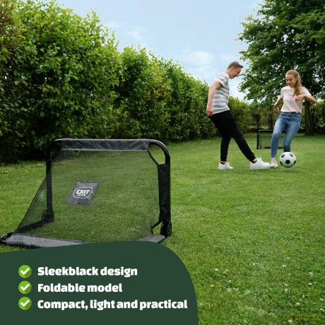 EXIT - Pico Steel Football Goal 90x60cm (set of 2) - Black (41.00.20.00)