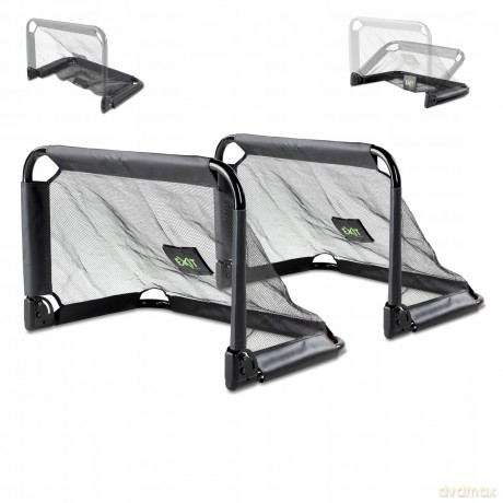 EXIT - Pico Steel Football Goal 90x60cm (set of 2) - Black (41.00.20.00)