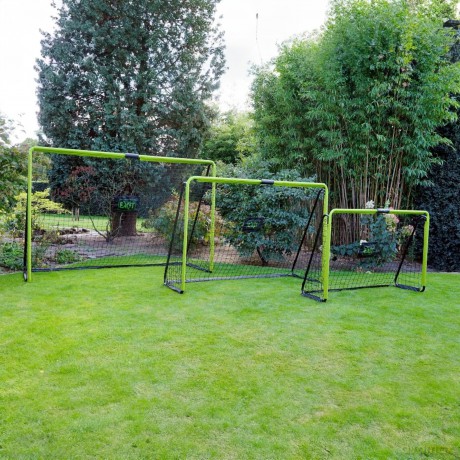 EXIT - Tempo Steel Football Goal 240x160cm - Green/Black (41.20.24.00)