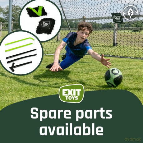 EXIT - Tempo Steel Football Goal 240x160cm - Green/Black (41.20.24.00)