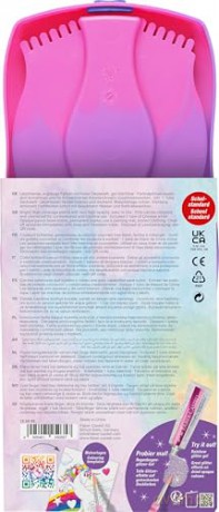 Faber-Castell - Connector Paint Box Unicorn Pink, 12 Colours incl. Chinese White (125035)