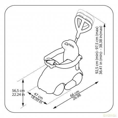 Feber - Casual 3 In 1 Push N' Go - (I-FED31000)