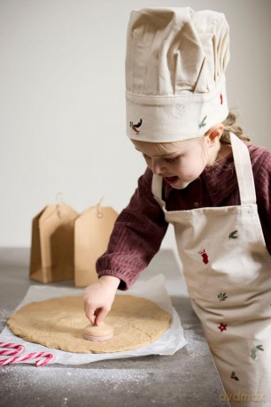 Filibabba - Embroidered apron and hat - Wonderful Winter -(FI-03307)