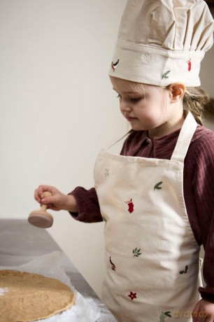 Filibabba - Embroidered apron and hat - Wonderful Winter -(FI-03307)