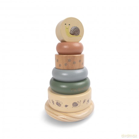 Filibabba - Wooden stacking toy - (FI-03372)