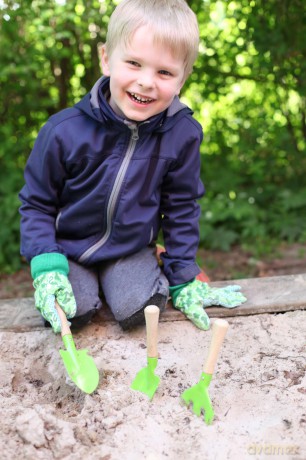 Gardenlife - Children garden tools set/3 green (KG106)